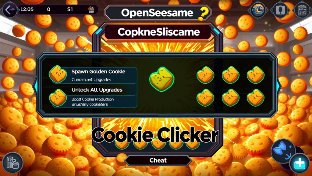 OpenSesame Cookie Clicker